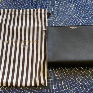 Henri Bendel black clutch